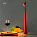 Axya Metal LED Table Lamp: Cordless, Rechargeable, Touch Control, Portable, Battery-operated