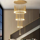 Axyaa Modern Stair Pendant Lights Chandelier LED Ceiling Lamp for Living Room