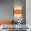 Axyaa LED Touch Wall Lamp 4000mAh Three Color Indoor Bedside Light