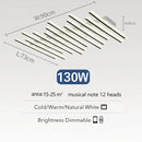 Axyaa Nordic Art Line Acrylic LED Ceiling Chandelier - Modern Home Decor Lighting