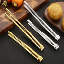 Axyaa Stainless Steel Kitchen BBQ Tongs - Cooking Utensil and Grill Tool