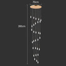 Axyaa Crystal Chandeliers for Modern Villas and Staircases