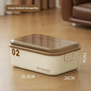 Axyaa Stackable Plastic Toy Storage Box with Lid - Organizing Container for Snacks, Cosmetics, and More.