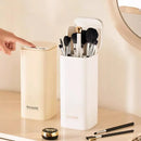 Axyaa Makeup Brushes Holder with Lid - 4 Slots Organizer for Vanity