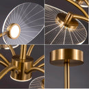 Axyaa Nordic Lotus Leaf Pendant Light for Living Room Bedroom Study