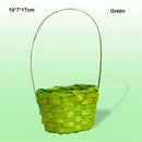 Axyaa Hand-Woven Flower Storage Baskets: 3 Shapes for Shopping & Storage