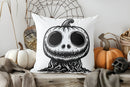 Axyaa Halloween Pumpkin Jack Decor Pillow Cover for Sofa Bedroom Car