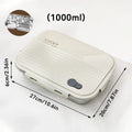 Axyaa Stainless Steel Bento Lunch Box with Lid - Durable Food Container