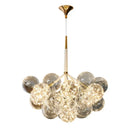 Axyaa Nordic Glass LED Chandelier | Starry Design for Home Decor | Ceiling Light