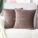 Axyaa Soft Solid Color Cushion Cover Set Luxury Home Decor Sofa Seat Pillow Case