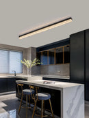 Axyaa Long Strip LED Ceiling Lamp - Modern Minimalist Lighting for Living Room Kitchen Bedroom
