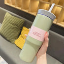 Axyaa Stainless Steel Thermal Tumbler 710ML Large Capacity Vacuum Flask Thermos Ice Cup