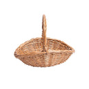 Axyaa Willow Rattan Picnic Hamper Storage Basket - Handmade, Wear-resistant & Portable