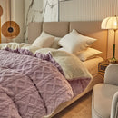 Axyaa Plush Winter Duvet Cover - Double-sided Fleece Comfort, Warmth, Softness