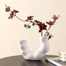 Axyaa Geometric Flower Vase & Twisted Terrarium for Home Decoration
