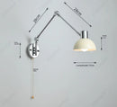Axyaa Retro LED Rocker Wall Lamp for Bedroom, Study, and Living Room Lighting