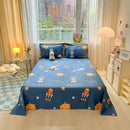 Axyaa Small Fresh Jet Cotton Sheet Single: Ideal for Student Dorms