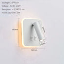 Axyaa LED Wall Lamp USB Charging Minimalist Bedroom Reading Light