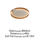 Axyaa Rose Gold Modern LED Ceiling Light Surface Mounted Minimalist Home Lighting