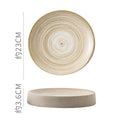 Axyaa Round Ceramic Plate Set for Stylish Dining Experience