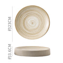 Axyaa Round Ceramic Plate Set for Stylish Dining Experience