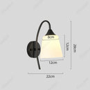 Axyaa LED Glass Wall Lampshade for Bedroom Living Room Hallway Staircase Lighting