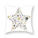 Axyaa Geometric Print Peach Skin Pillowcase for Car, Office, Sofa - Wholesale