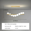 Axyaa Glass Ball LED Chandelier for Home Decor