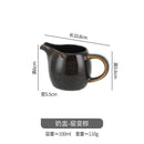 Axyaa Retro Ceramic Tableware Set for Restaurant Creative Gravy Boats Milk Jug Steak Sauce Pot
