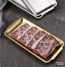 Axya Stainless Steel Food Storage Trays - Multipurpose Kitchen Plate