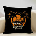 Axyaa Skull Head Pillow Cover Black Cartoon Design 45x45cm