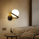 Axyaa Ball Wall Lamp: Modern Nordic Minimalist LED Sconce Light for Living Room, Bedroom, Kitchen