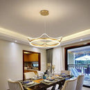 Axyaa Gold Nordic LED Chandelier for Dining Living Room Kitchen Decor