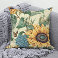 Sunflower Decorative Pillow Cover by Axyaa | Sofa, Car, Living Room Decoration