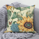 Sunflower Decorative Pillow Cover by Axyaa | Sofa, Car, Living Room Decoration