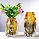 Axyaa Amber Gradient Glass Vase Hydroponics Desk Decoration Modern Home Decor