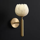 Axyaa Modern Chinese Style Bedside Marble Wall Lamp for Luxury Living Room Lighting