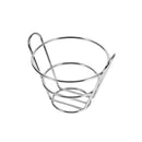 Axyaa French Fries Cone Basket Holder Set - Food Display Rack with Dip Dishes & Chicken Snack Bowl