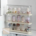 Axyaa Clear Acrylic Figure Display Storage Box with Lid Organizer