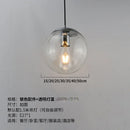 Axyaa Modern Glass Chandelier Bar Counter Restaurant Hanging Lights