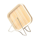 Axyaa Cherry Pattern Square Dessert Plates Set of 4