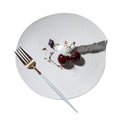 Axyaa Ceramic Steak Plate for Hotel and Western Restaurant