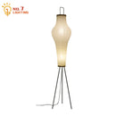 Axyaa Wabi-sabi Tripod Floor Lamp Noguchi Art Decor for Living Room Bedroom