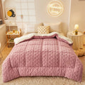Axyaa Arctic Fleece Quilt - Warm Double-sided Solid Color Milk Fleece - 2024 Winter