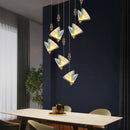 Modern Acrylic Colorful Butterfly Chandelier by Axyaa for Living Room Villa Lighting