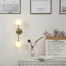 Axya Golden Glass LED Wall Light with G9 Bulb for Bedroom and Living Room