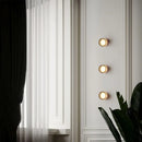 Axyaa Nordic LED Wall Lamp in Smoke Grey Amber for Home Decor