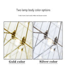Axyaa Cosmos Chandelier: Nordic Luxury Silver Firefly Light for Living Room and Dining Table