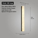 Axyaa Marble Wall Lamp: Designer Natural Copper LED Lighting for Various Rooms