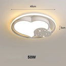 Axyaa LED Square Ceiling Lamp for Living Room, Bedroom, Dining Room - Nordic Design